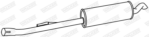 WALKER 18921 Rear Muffler