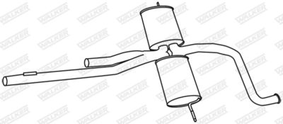 Centre Muffler WALKER 18962