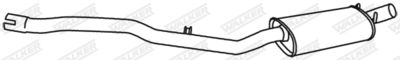 Centre Muffler WALKER 18984