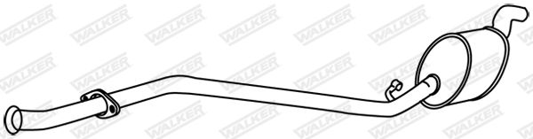 WALKER 19080 Centre Muffler