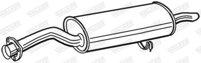 Rear Muffler WALKER 19083