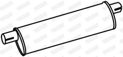 Centre Muffler WALKER 19119