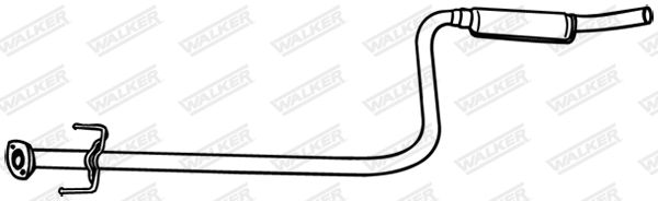 WALKER 19128 Centre Muffler