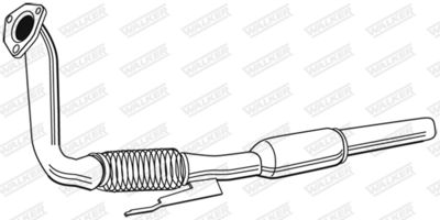 Front Muffler WALKER 19296