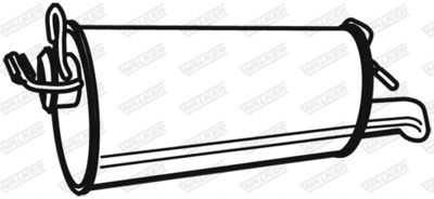 Rear Muffler WALKER 19315