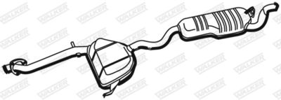 Rear Muffler WALKER 19325