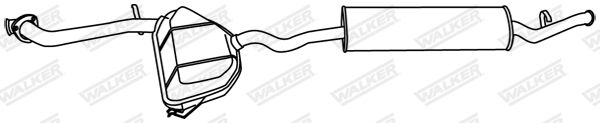 WALKER 19327 Rear Muffler