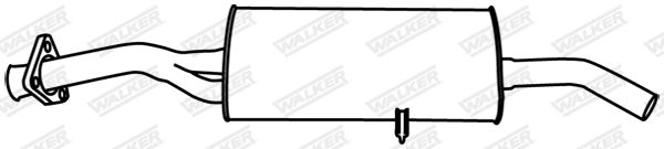 WALKER 19337 Rear Muffler