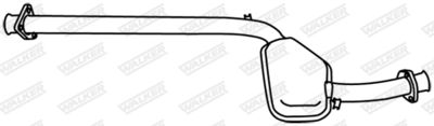 Centre Muffler WALKER 19339