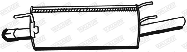 WALKER 19370 Rear Muffler