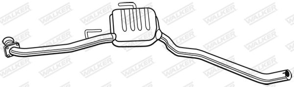 WALKER 19375 Centre Muffler