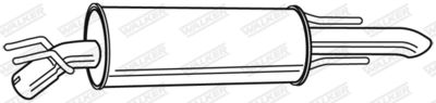 Rear Muffler WALKER 19381