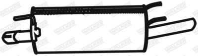 Rear Muffler WALKER 19384