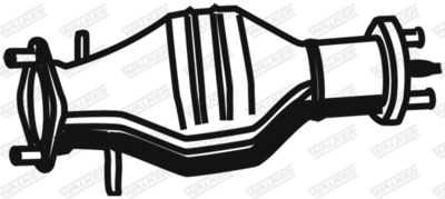 Front Muffler WALKER 19402