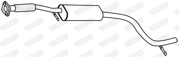 WALKER 19414 Centre Muffler