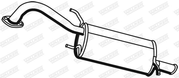 WALKER 19442 Rear Muffler