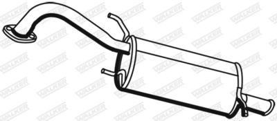 Rear Muffler WALKER 19442
