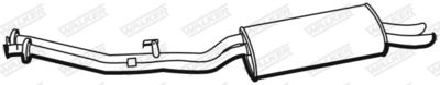 Rear Muffler WALKER 19451