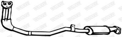 Front Muffler WALKER 19487