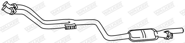 WALKER 19524 Front Muffler