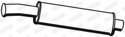 Front Muffler WALKER 19577