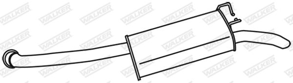WALKER 19583 Rear Muffler