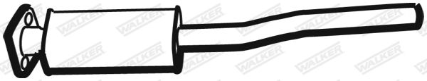 WALKER 19594 Front Muffler
