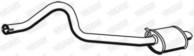 Rear Muffler WALKER 19609