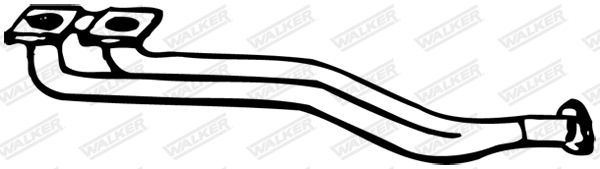 WALKER 19625 Exhaust Pipe