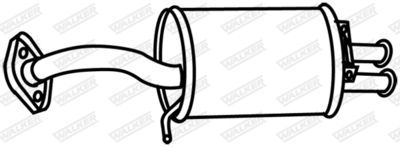 Rear Muffler WALKER 19639