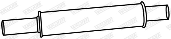 WALKER 19681 Front Muffler