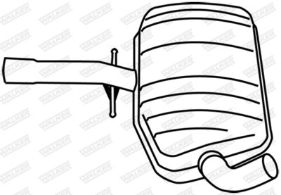 Centre Muffler WALKER 19682