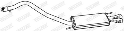 Rear Muffler WALKER 19692