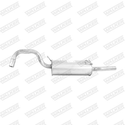 Rear Muffler WALKER 19718