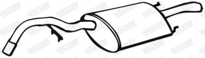 Rear Muffler WALKER 19723