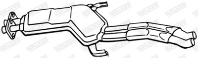 Centre Muffler WALKER 19748