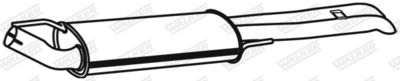 Rear Muffler WALKER 19759