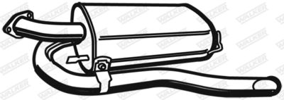 Rear Muffler WALKER 19810