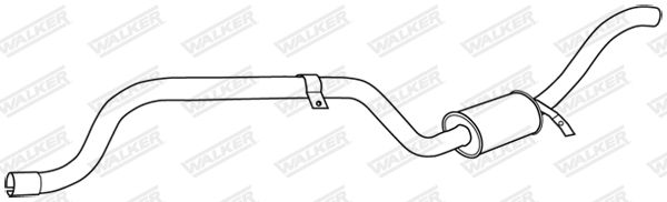 WALKER 19831 Rear Muffler
