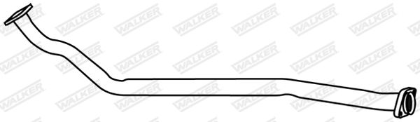 WALKER 19839 Exhaust Pipe