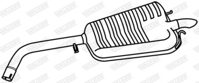 Rear Muffler WALKER 19847