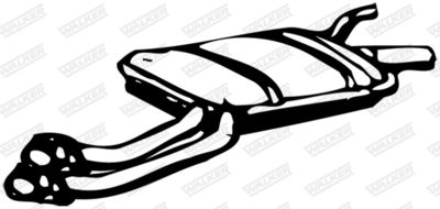 Centre Muffler WALKER 19893