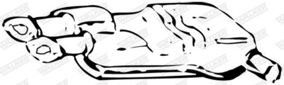 Centre Muffler WALKER 19903