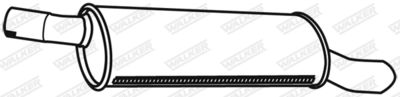 Rear Muffler WALKER 19954