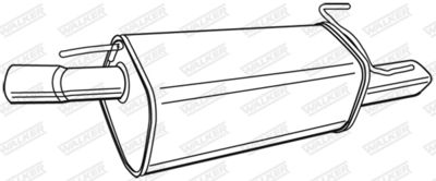 Rear Muffler WALKER 19979