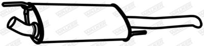 Rear Muffler WALKER 19981