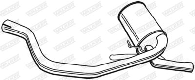 Centre Muffler WALKER 21071