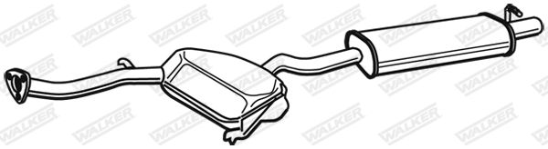 WALKER 21078 Rear Muffler