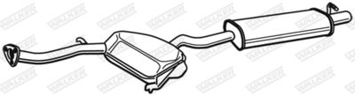 Rear Muffler WALKER 21078