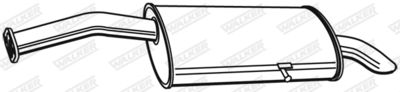 Rear Muffler WALKER 21084